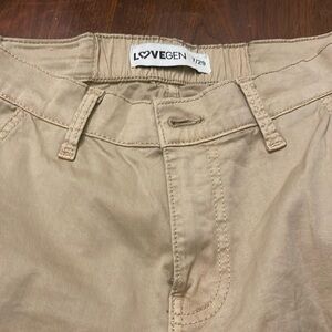 Khaki cargo pants by Lovegen - size 7